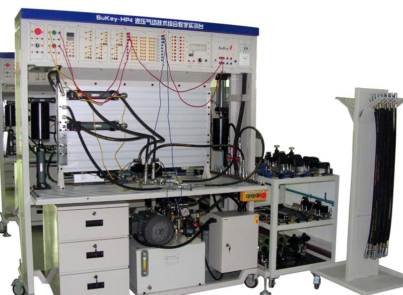 液压气动技术综合教学实训台（双面）型号：Sukey-HP4